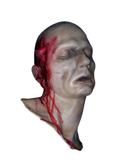 Alan Gunshot Head Halloween decoration