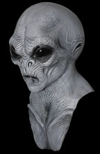 "Alien Grey Halloween Mask and Hand Set" view 2