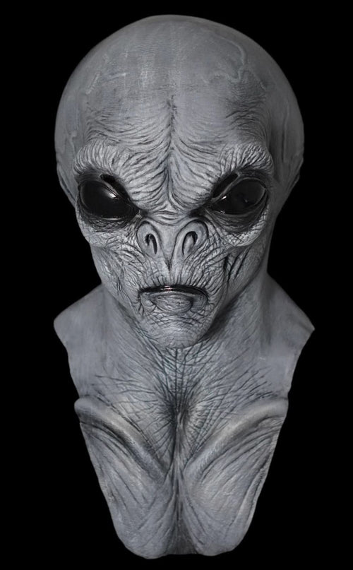 "Alien Grey Halloween Mask and Hand Set" Halloween decoration