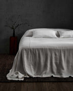 Heavyweight Linen Rectangular Cushion Cover - White