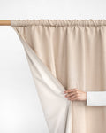 Blackout linen curtain panel (1 pcs) in Natural