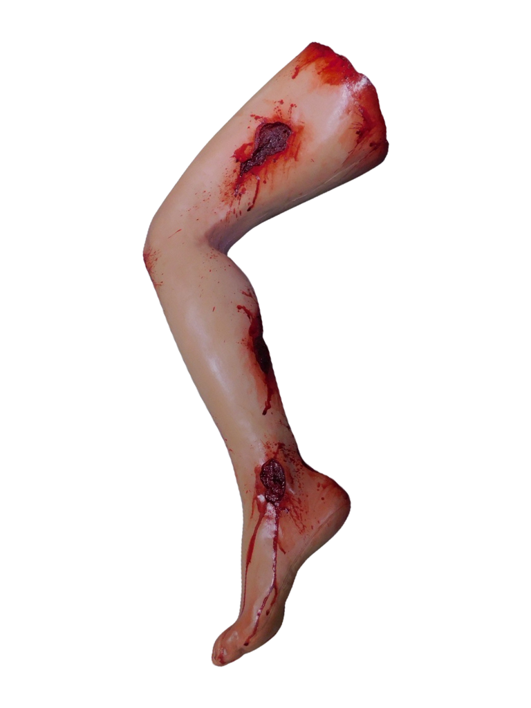 Blood Splatter Jamie Legs Halloween decoration