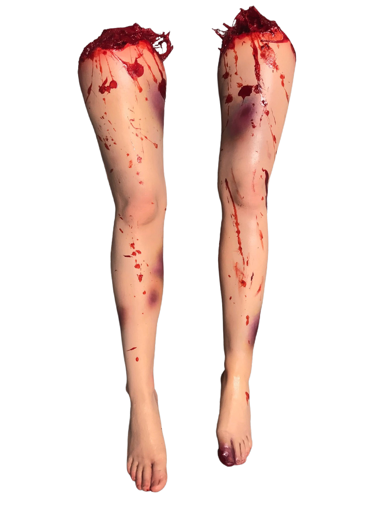 Bruised and Bloody Lucy Legs Halloween decoration