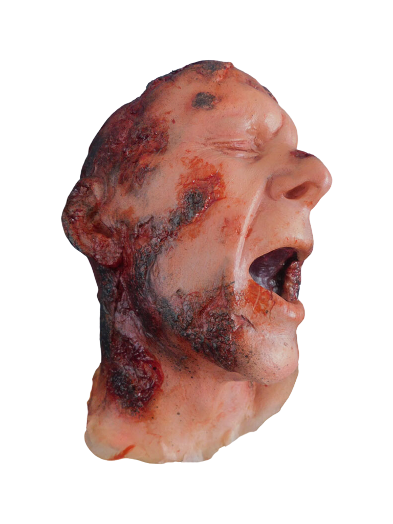 Burnt Bernie Head Halloween decoration
