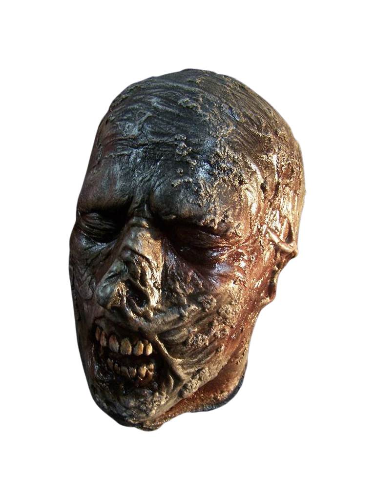 Burnt Kemmler Head Halloween decoration