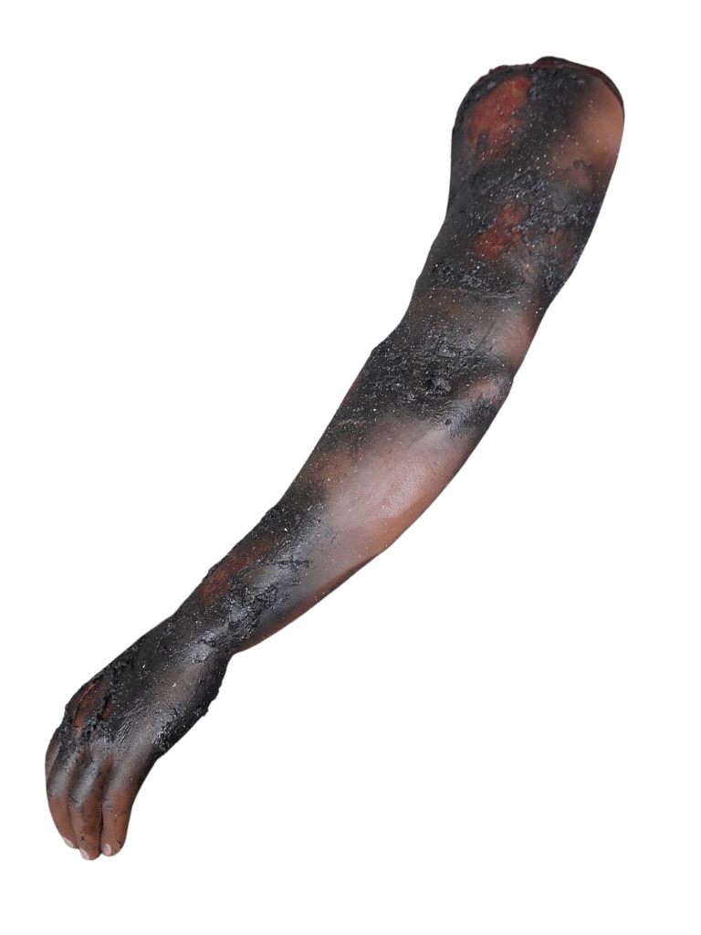 Burnt Nate Arms Halloween decoration