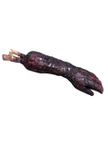 Burnt Nick Hand with Exposed Bone Halloween decoration