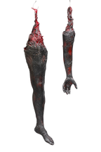 Burnt Dangler Limb Pair Halloween decoration