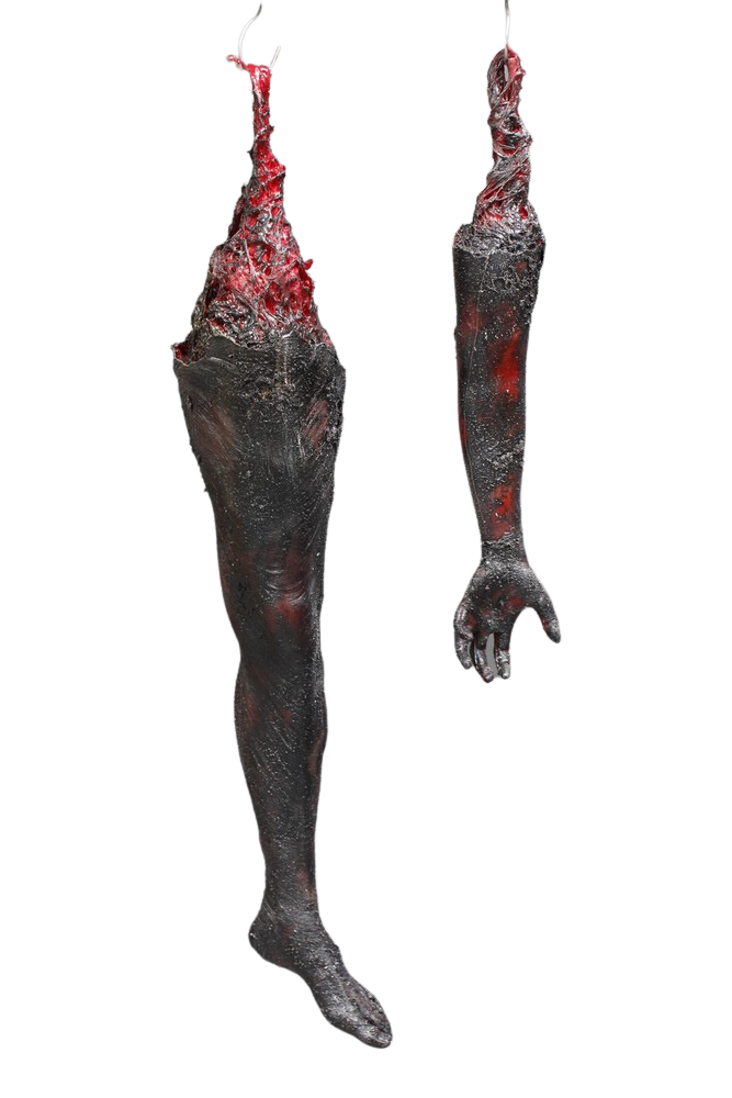 Burnt Dangler Limb Pair Halloween decoration