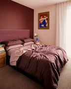 Lavender 100% French Flax Linen Fitted Sheet