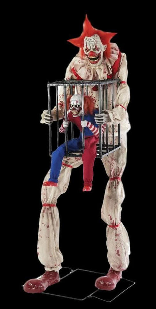 "Cagey the Clown" Halloween Animatronic Decoration Halloween decoration