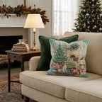 Cavalier King Charles Spaniel Holly Parlor Throw Pillow