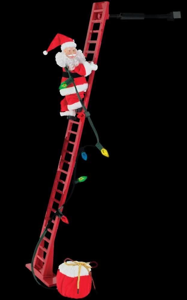 "Climbing Santa" Animated Christmas Decoration Halloween decoration