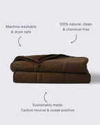 12lb Weighted Throw Blanket + Cotton Duvet Cover
