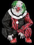 "Crouching Clown Red" Halloween Animatronic Decoration Halloween decoration