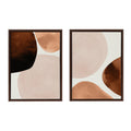 Dialogue I & II Framed Canvas Set