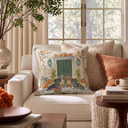 Dachshund Autumn Wander Throw Pillow