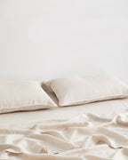 Oatmeal 100% French Flax Linen Fitted Sheet