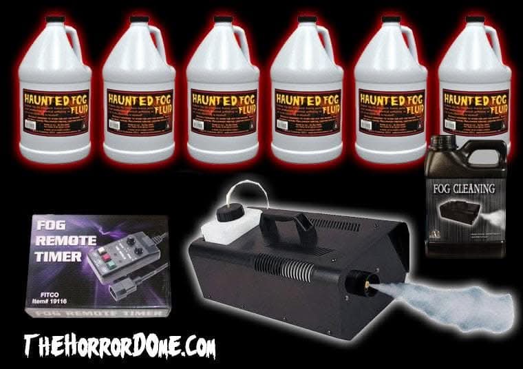 "Fog Machine with Juice, Cleaning Fluid and Timer" Special Effects Combo Package Halloween decoration