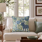 French Bulldog in the Flowers Throw Pillow