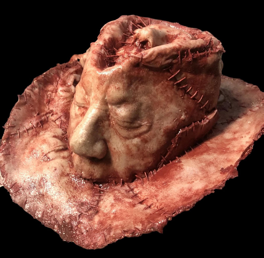 "Human Skin Hat" Halloween Costume Prop Halloween decoration