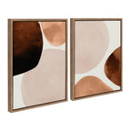 Dialogue I & II Framed Canvas Set