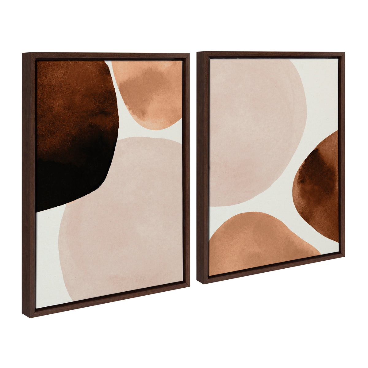 Dialogue I & II Framed Canvas Set