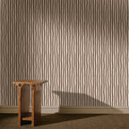 ARTIST'S STRIPE Wallpaper - Cocoa