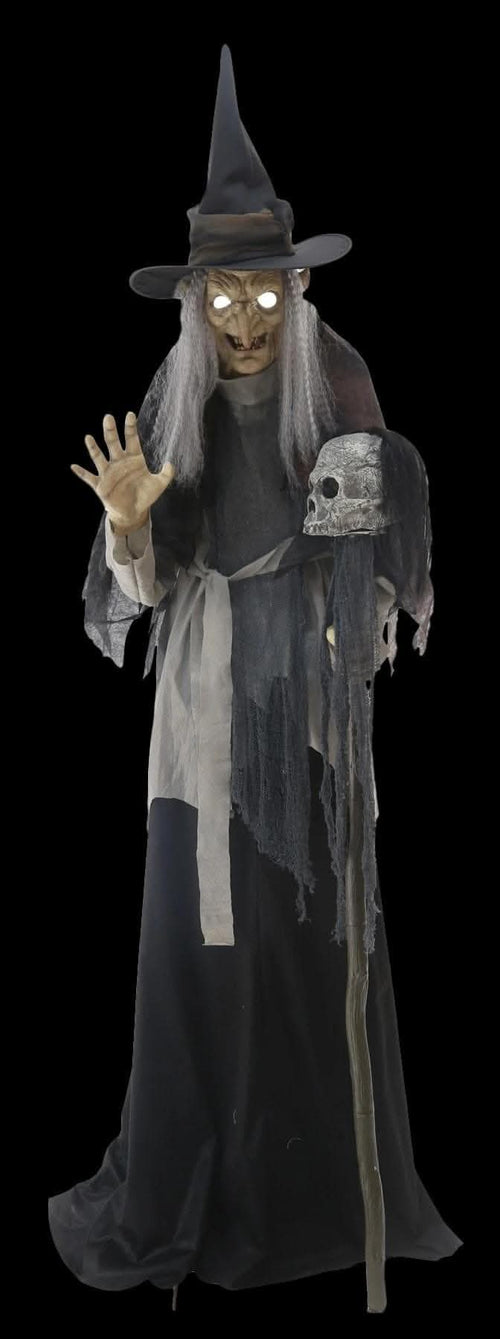 "Lunging Haggard Witch" Halloween Animatronic Decoration Halloween decoration
