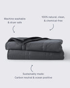 12lb Weighted Throw Blanket + Cotton Duvet Cover