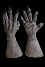 "Alien Grey Halloween Mask and Hand Set" view 4