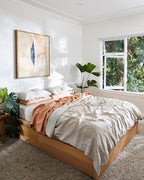 Oatmeal 100% French Flax Linen Duvet Cover