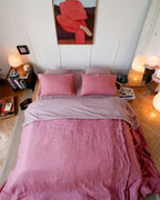 Lavender 100% French Flax Linen Flat Sheet