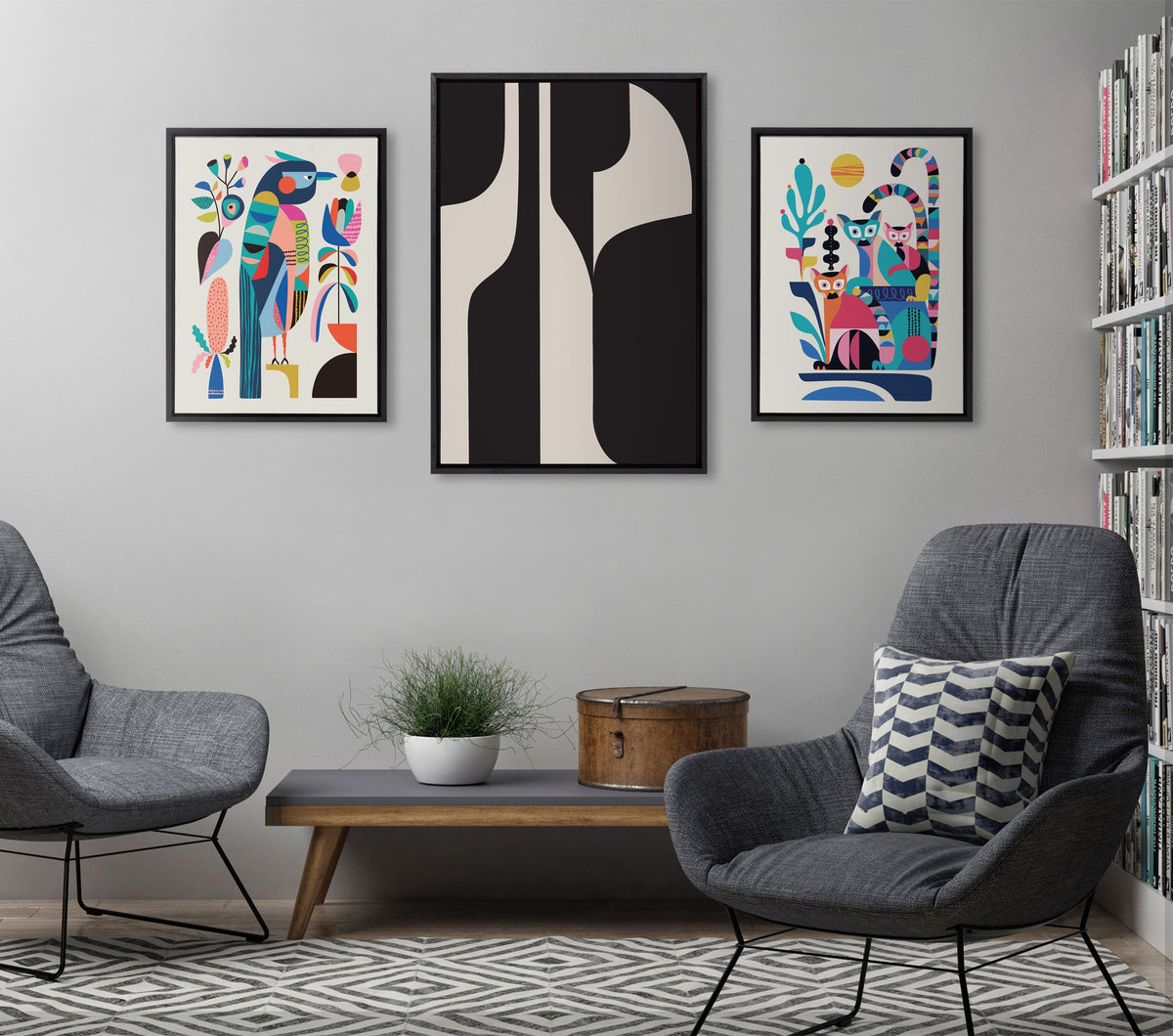 Balance Framed Canvas