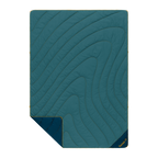 Campfire Puffy Blanket - Sage Navy