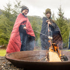 Campfire Puffy Blanket - Black Mocha