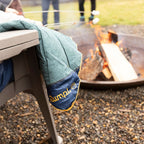 Campfire Puffy Blanket - Sage Navy