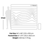 Original Puffy Blanket - Midnight Blue