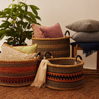 Small Woven Short Basket
