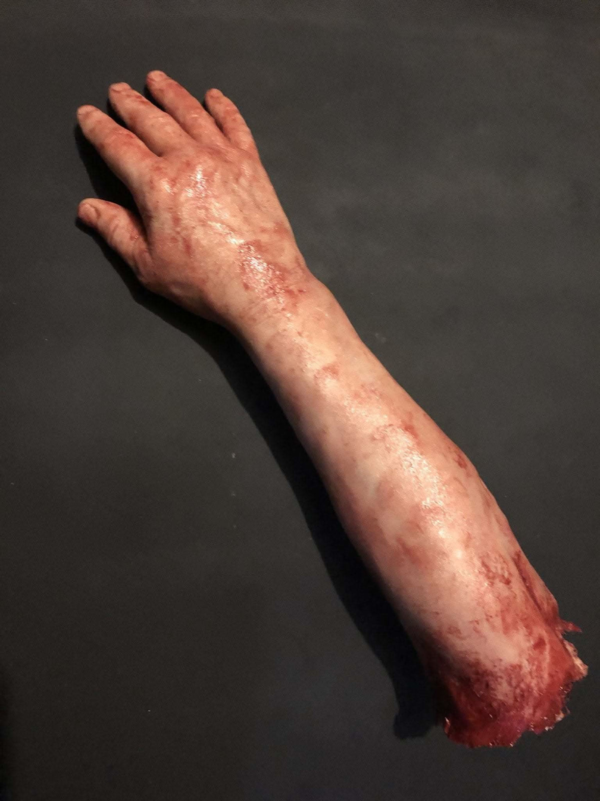 "Severed Male Right Arm - Silicone" Human Body Part Halloween Prop view 2