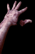 "Severed Silicone Arm with Magnetic Thumb" Bloody Body Part Halloween Prop Halloween decoration