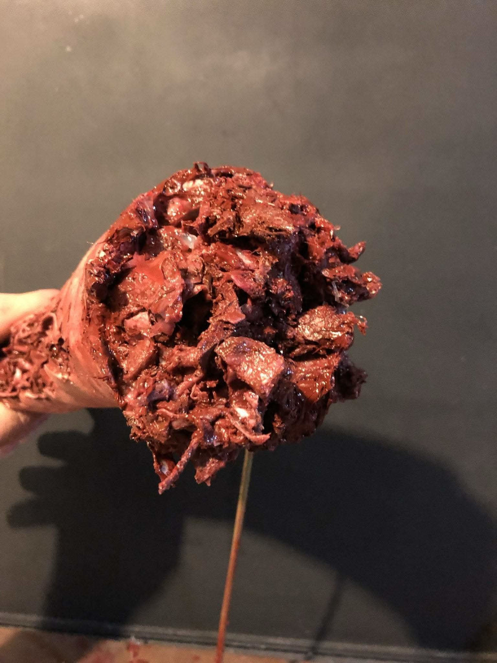 "Shark Bite Silicone Arm" Bloody Body Part Prop view 6
