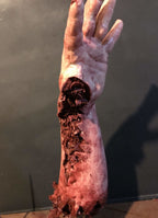 "Shark Bite Silicone Arm" Bloody Body Part Prop view 4