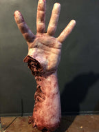 "Shark Bite Silicone Arm" Bloody Body Part Prop view 2