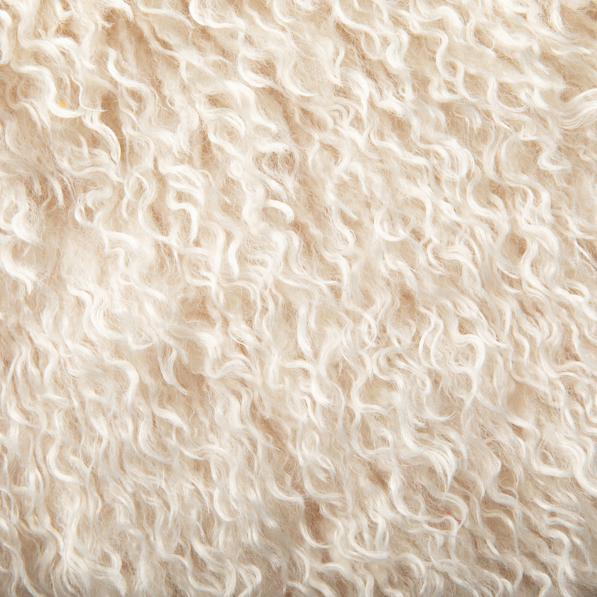 PupRug® Luxe Faux Fur Orthopedic Dog Bed - Plush Sheep Ivory