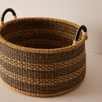 Large Woven Short Basket