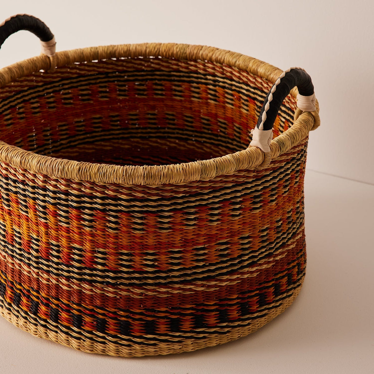 Medium Woven Short Basket