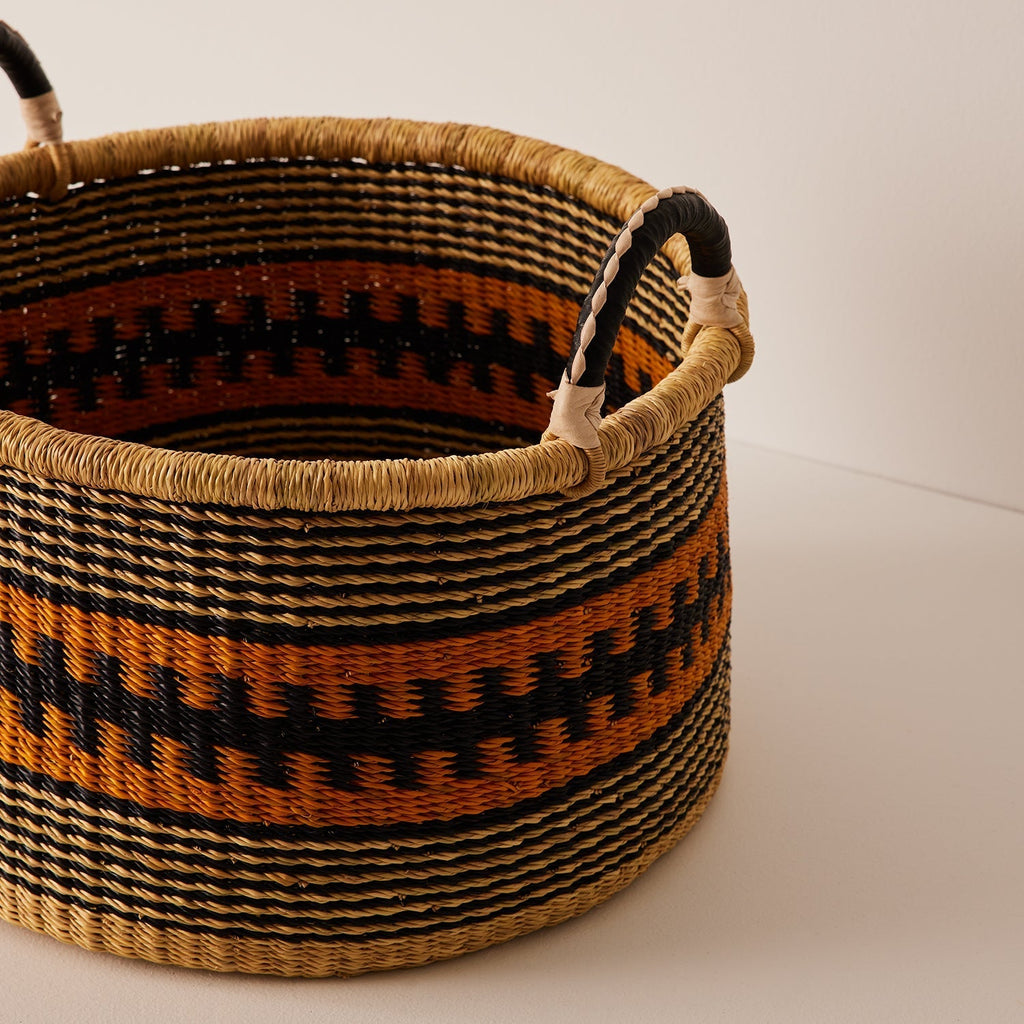 Small Woven Short Basket