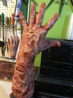 "Silicone Burned Male Arm" Body Part Halloween Prop view 4