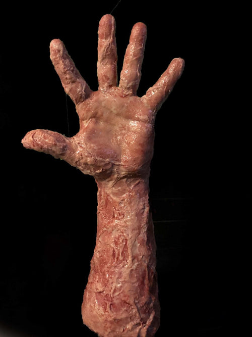 "Silicone Burned Male Arm" Body Part Halloween Prop Halloween decoration